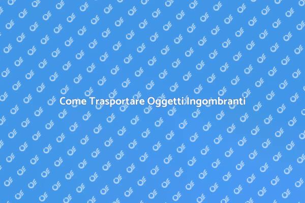 Trasporto Facile di Oggetti Voluminosi