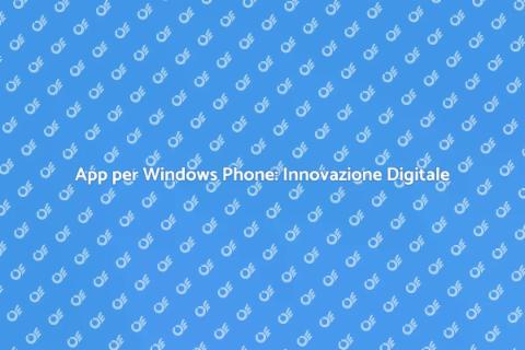 Sviluppo App per Windows Phone