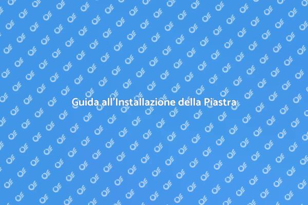 Installazione Sicura della Piastra Elettrica