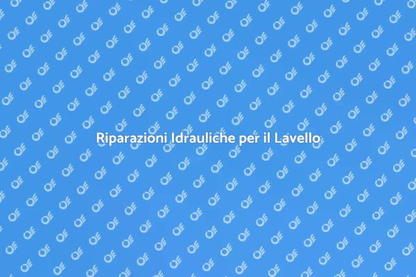Risolvi i Problemi del Lavello Cucina