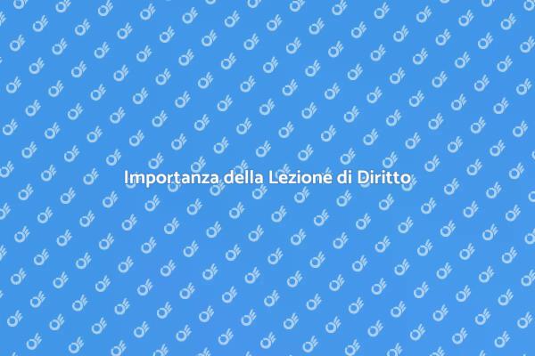 Diritto e Futuro: Lezione per Studenti