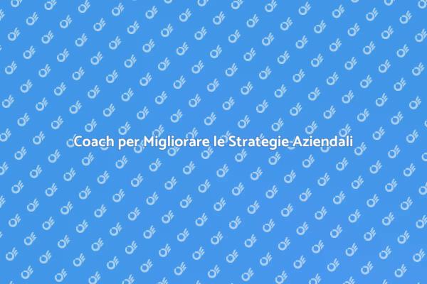 Innovazione Aziendale con un Coach