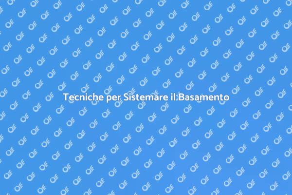 Ristrutturazione del Basamento Strutturale