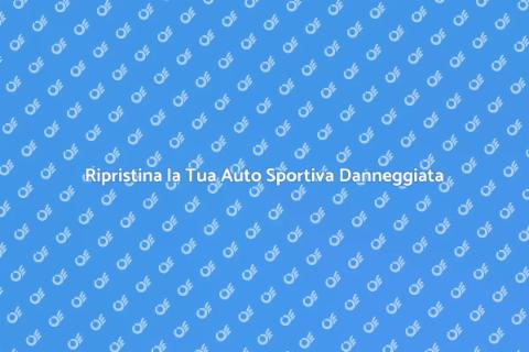Verniciatura Auto Sportiva: Ritorna a Brillare
