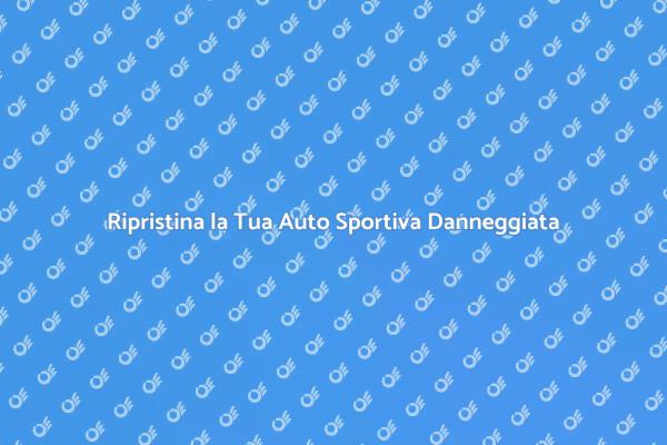 La Guida alla Verniciatura di Auto Sportive