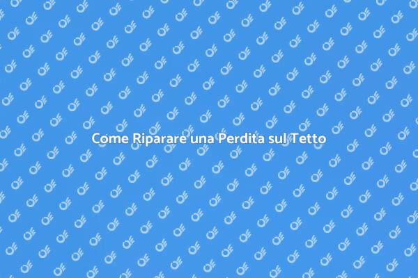 Riparazioni Efficaci per il Tetto