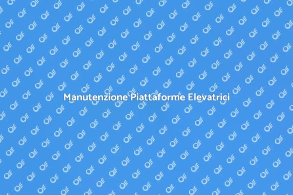 Servizi per Piattaforme Elevatrici
