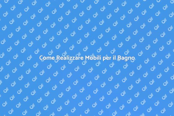 Realizza Mobili Bagno con Stile