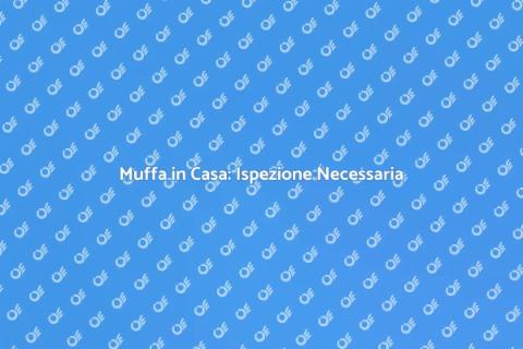 Ispezionare la Muffa per Salute Casa