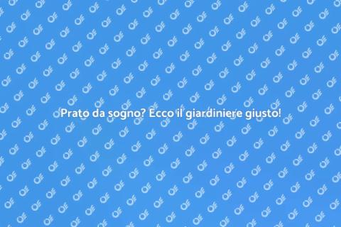 Giardiniere per installare il prato