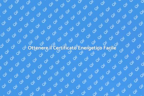 Consulenza per Certificato Energetico