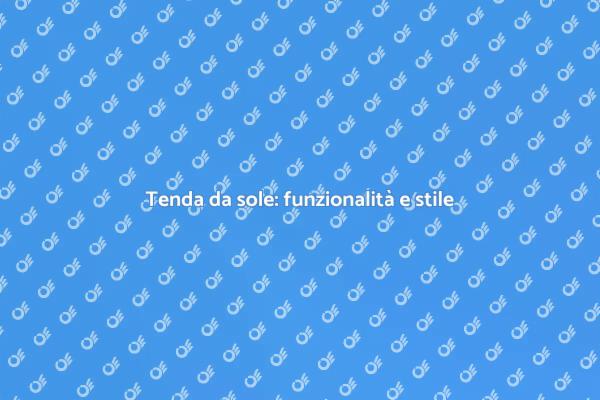 Rendi unico il tuo spazio esterno