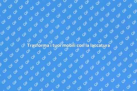 Laccatura mobili in legno pressato