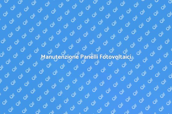 Riparare i Panelli Fotovoltaici
