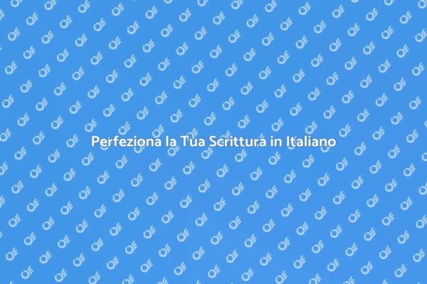 Scrittura Impeccabile con Correzione