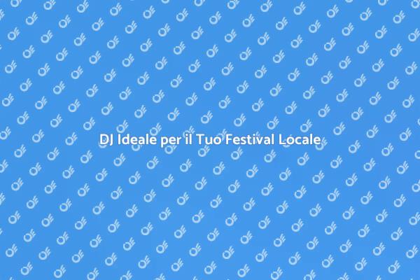 Ingaggia il DJ Perfetto per il Tuo Evento