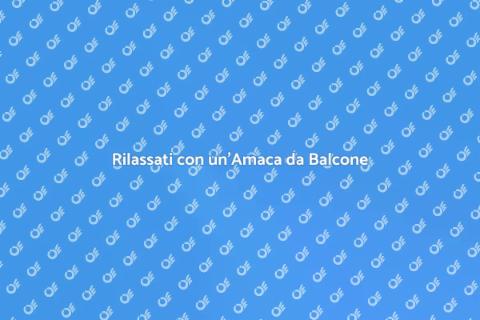 Amaca da Balcone in Tessuto