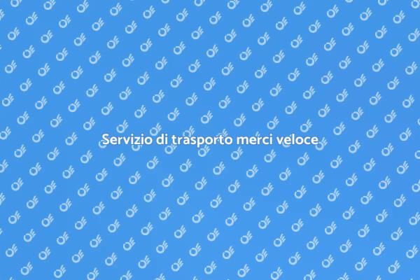 Trasporto merci entro 80 km garantito