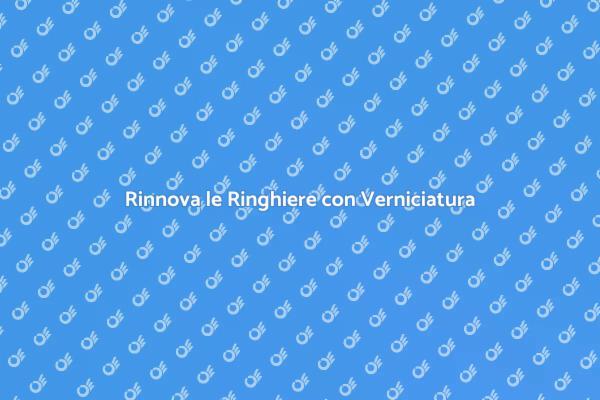Riscopri la Verniciatura a Polvere