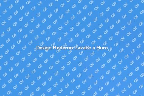 Lavabo Bagno con Rubinetteria a Muro