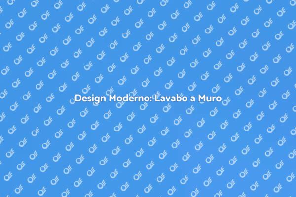 Trasforma il Tuo Bagno con un Lavabo a Muro
