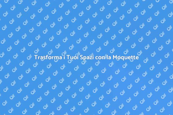 Rimozione e Sostituzione della Moquette
