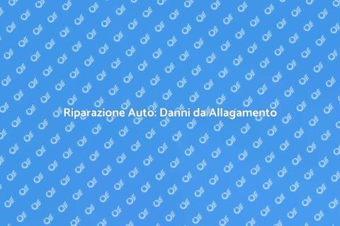 Danni alla Carrozzeria: Riparazioni