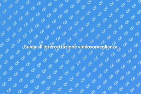 Videosorveglianza: intercettazione guida