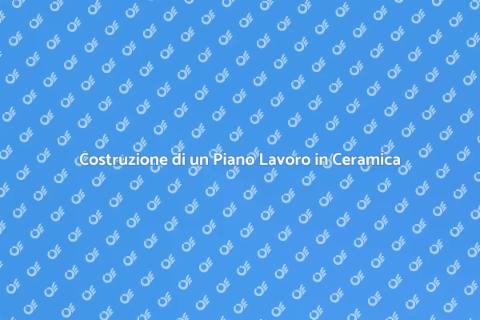 Piano Lavoro in Ceramica Smaltata