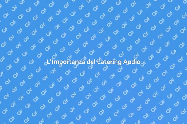 Audio Professionale per Eventi Speciali