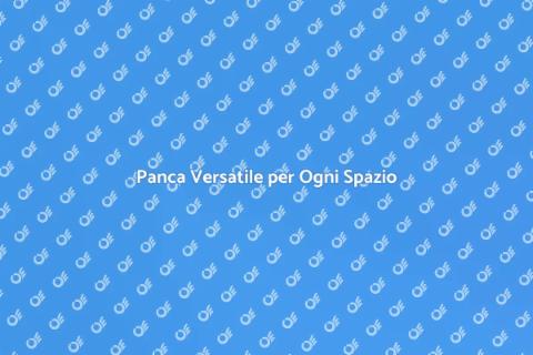Panca Adattata al Contesto - Design