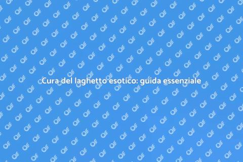 Manutenzione laghetto esotico in giardino