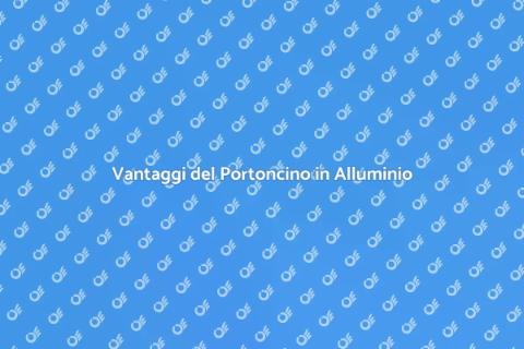 Installare Portoncino in Alluminio