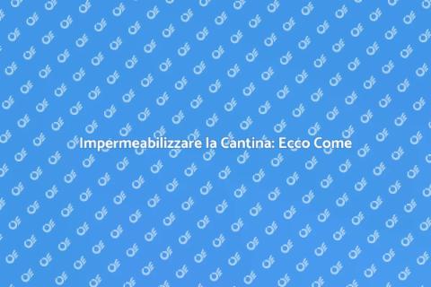 Impermeabilizzazione Cantina: Guida Essenziale