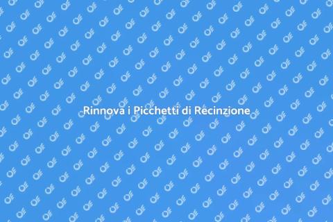 Verniciare Picchetti di Recinzione