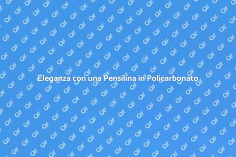 Pensilina in Policarbonato Trasparente