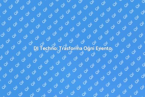 DJ Techno: Magia e Suoni Unici