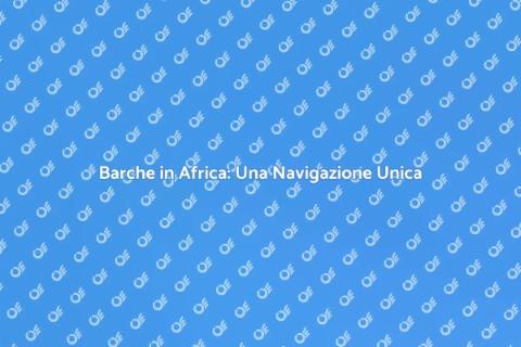 Trasporto di Barche in Africa