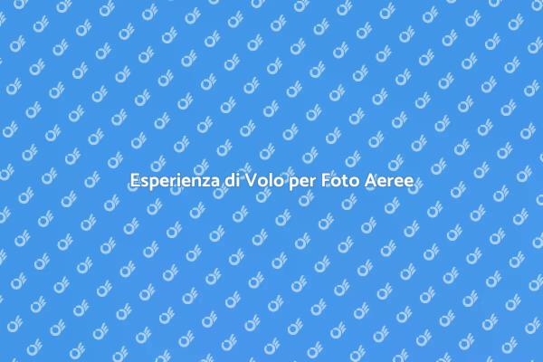 Volo per Catturare Foto Aeree
