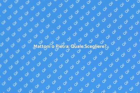 Rivestimento di Mattoni o Pietra