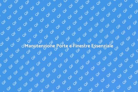 Riparazione Porte e Finestre Danneggiate