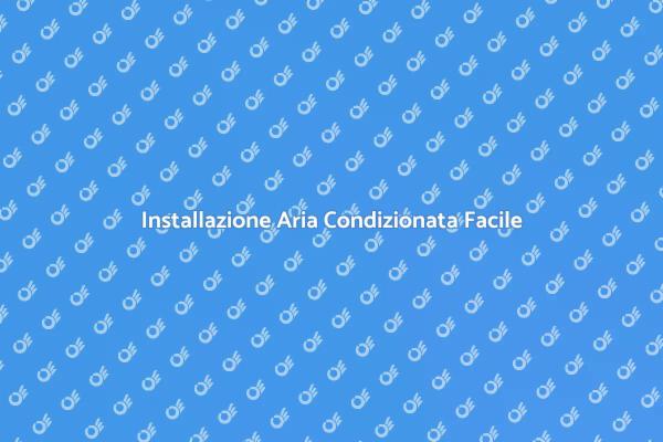 Come Montare Aria Condizionata