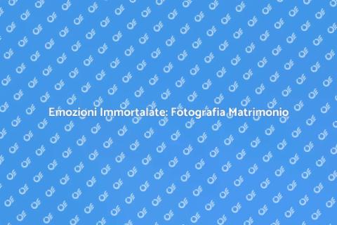 Servizio Fotografico Matrimonio Completo