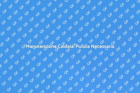 Pulizia Caldaia: Guida alla Manutenzione