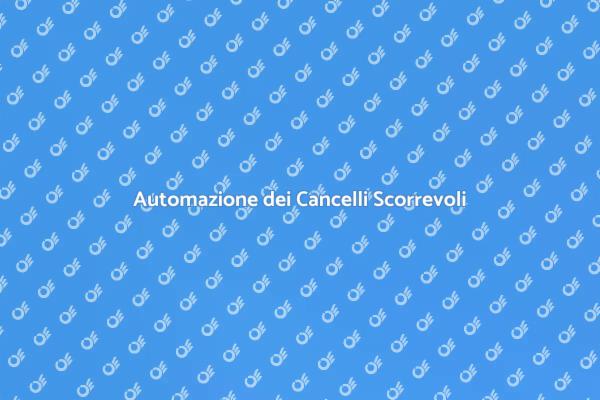Guida ai Motori per Cancelli Scorrevoli