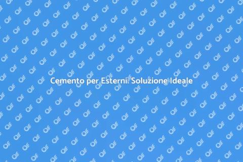 Pavimentazione in Cemento per Esterni