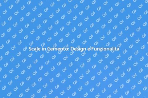 Scale Interne in Cemento: Eleganza