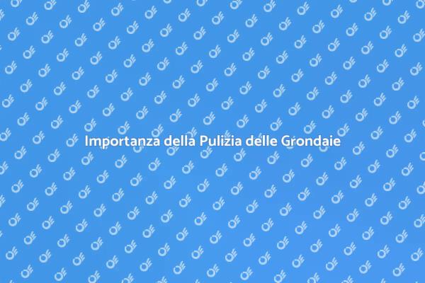 Mantieni le Grondaie Sempre Pulite