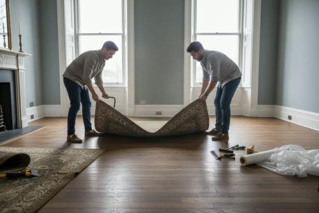 Togliere la moquette