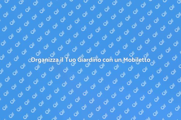 Mobiletto per Attrezzi: Essenziale per il Giardinaggio
